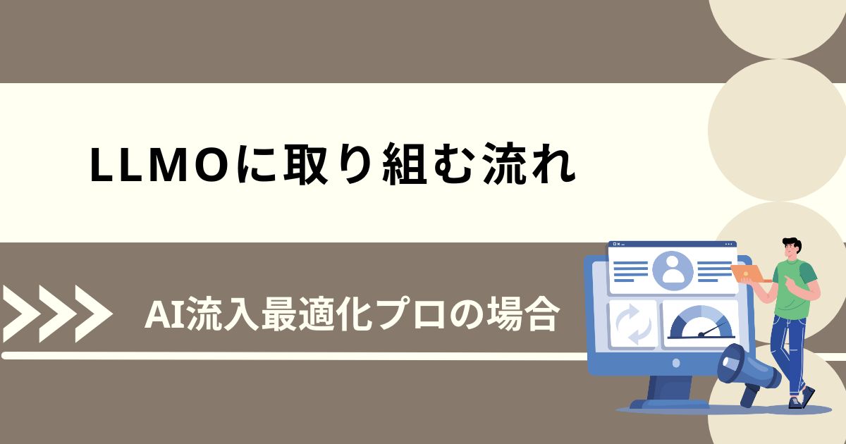 LLMOに取り組む際のやり方(AI流入最適化プロの場合)